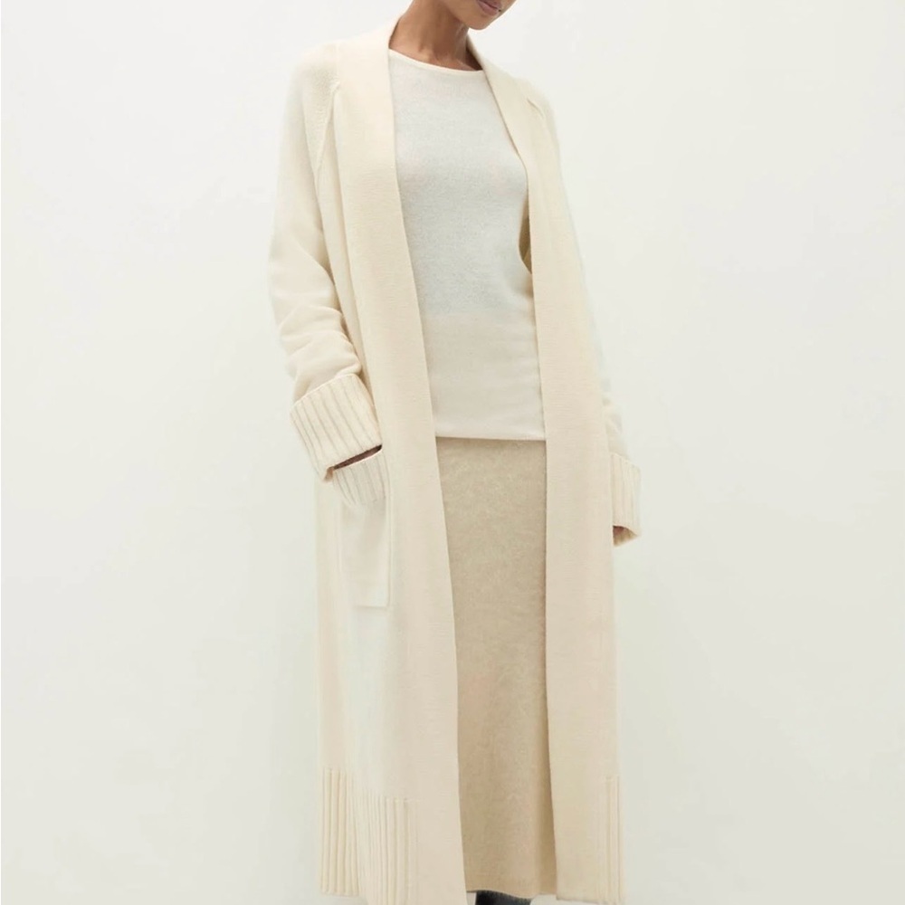 Naked Cashmere - TILYN LONGLINE CASHMERE CARDIGAN - Gray